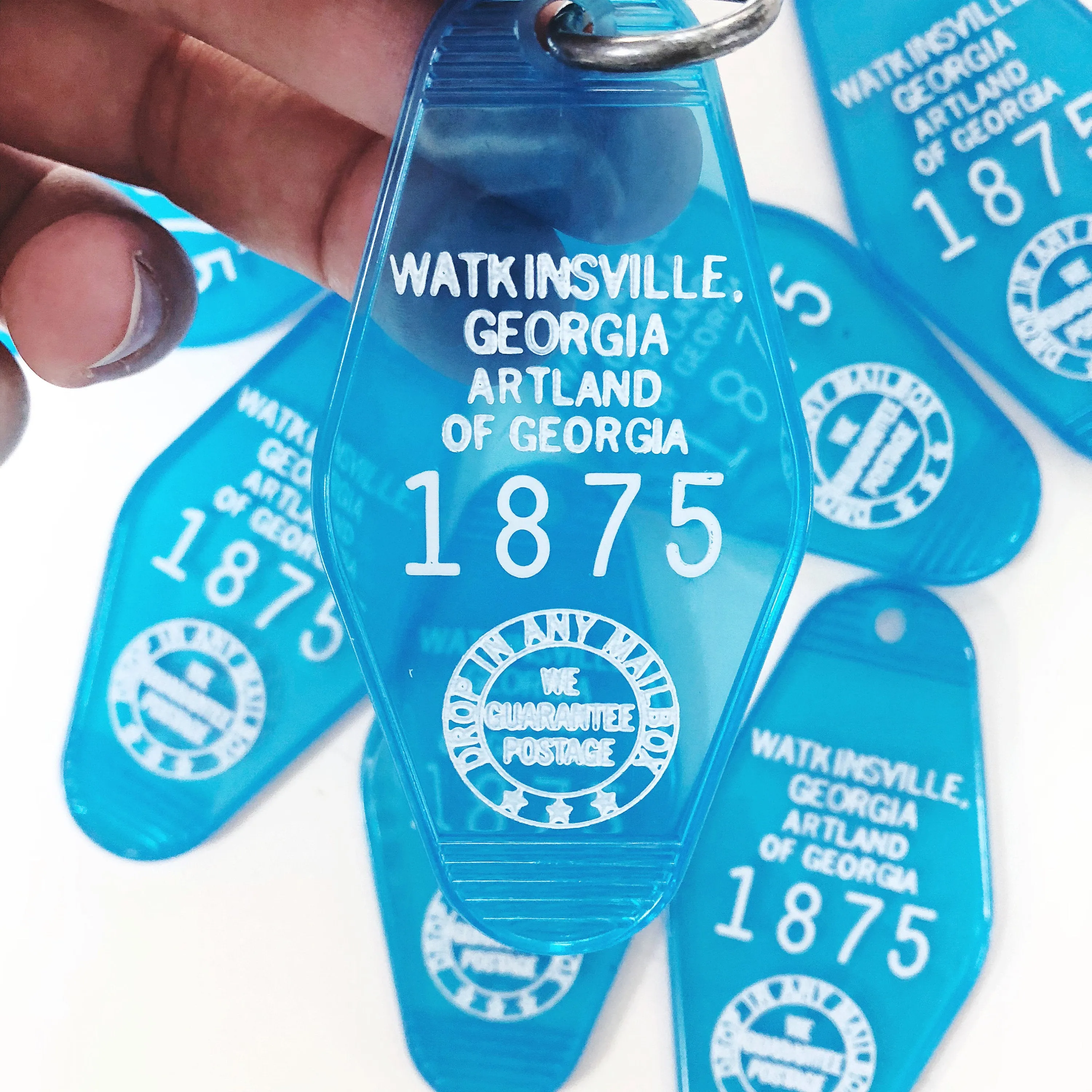 Watkinsville, Georgia Motel Keychain