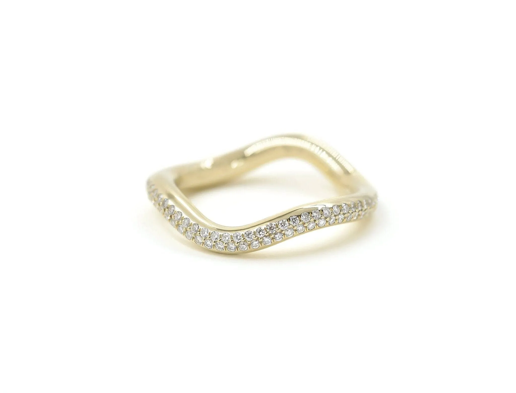 White Diamond Popie Ring