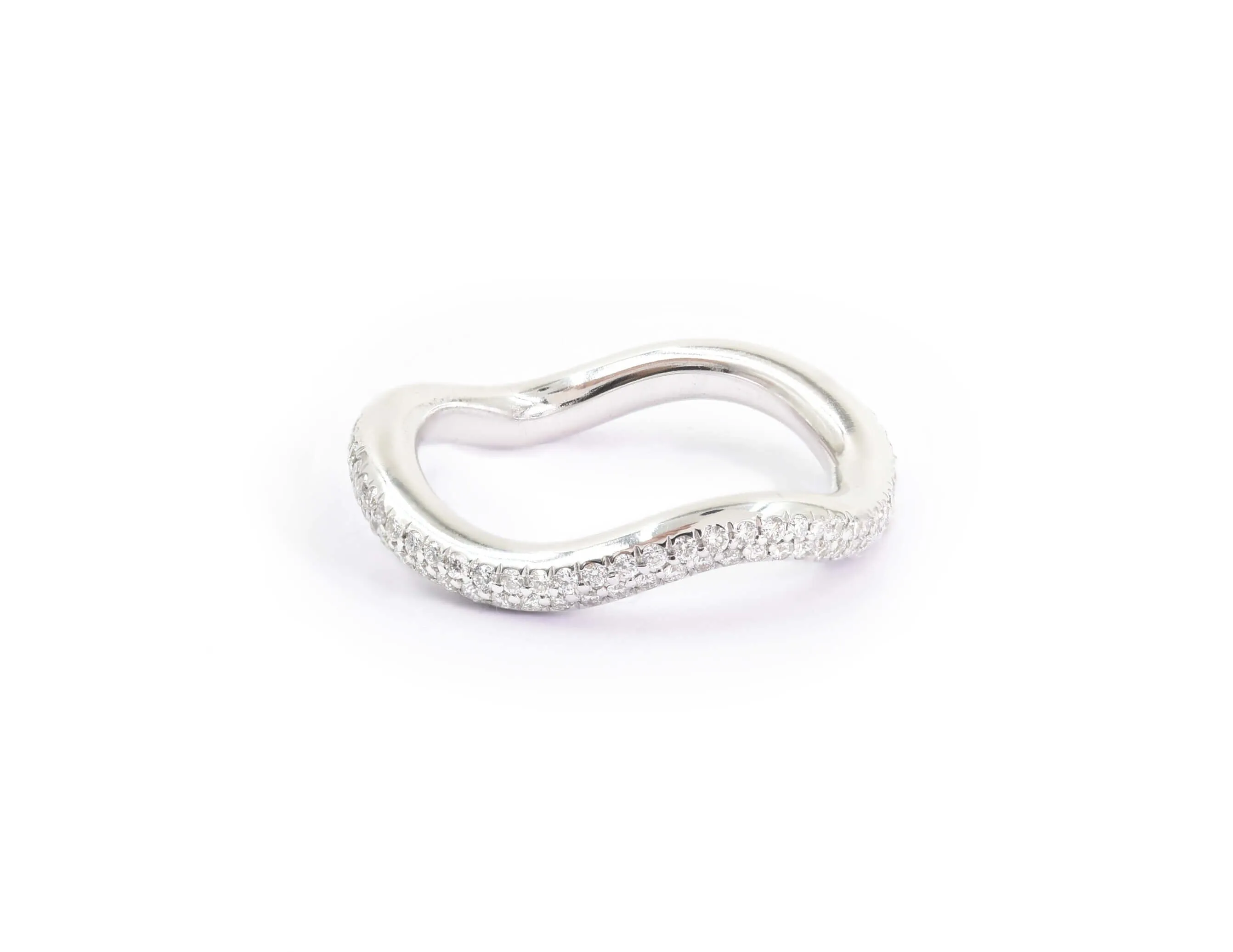 White Diamond Popie Ring