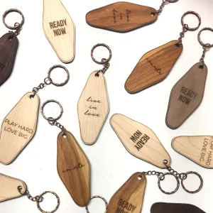 WHOLESALE Bulk Sets: Retro Hotel Keychains