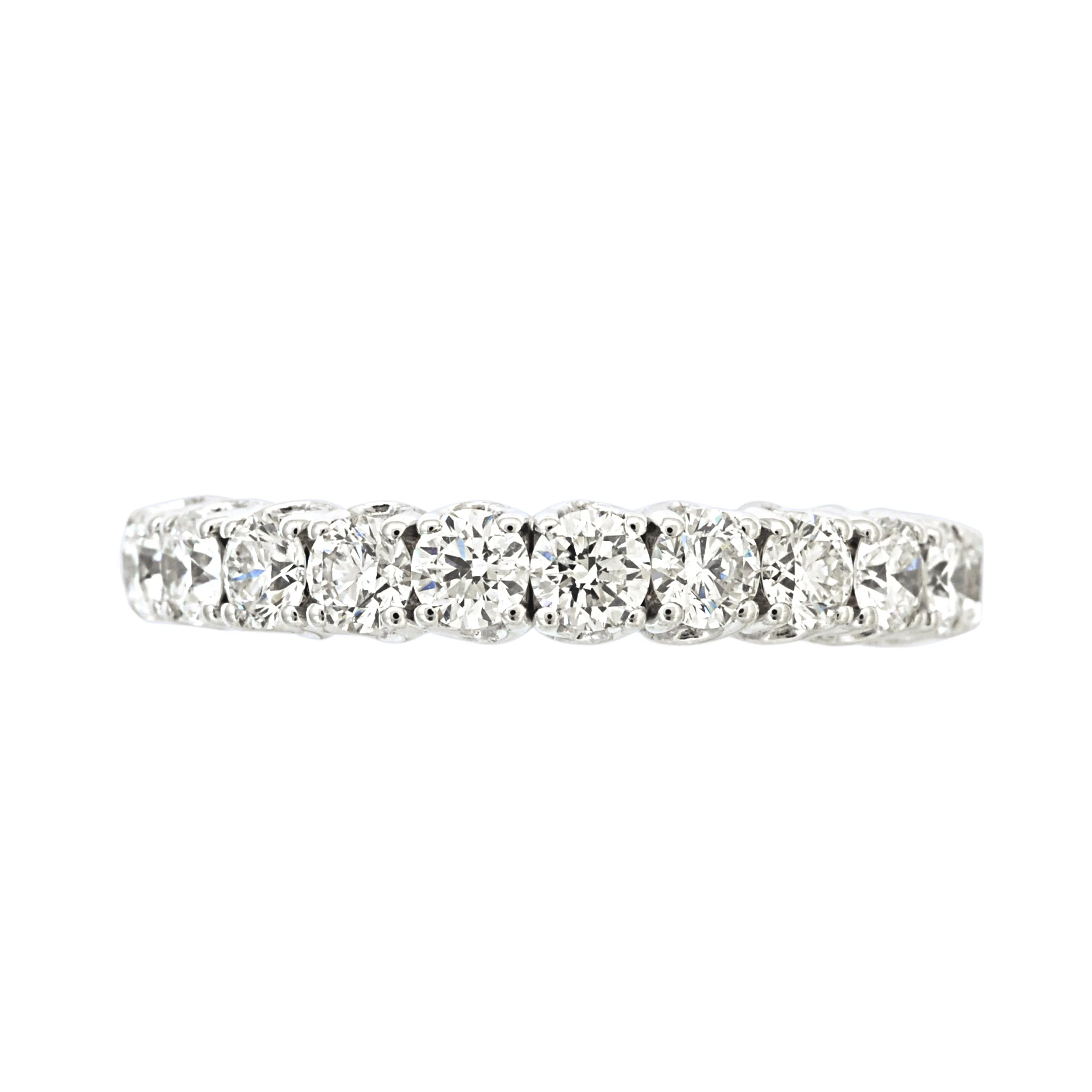 Xpandable™ half-way eternity diamond band