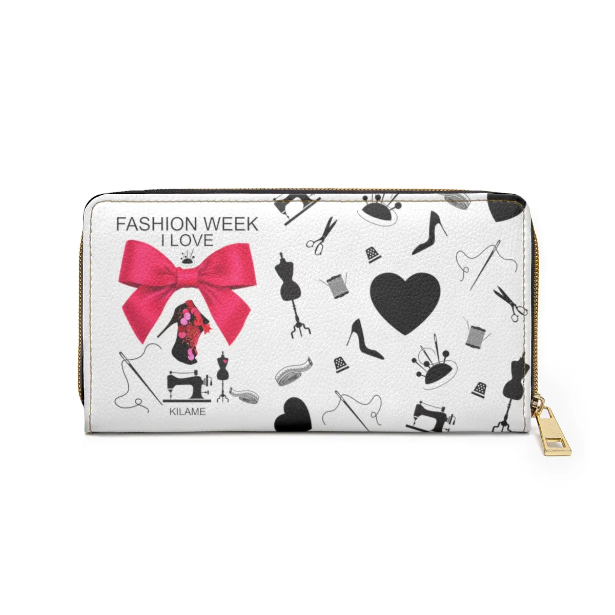 Zipper Wallet 'Fashion Week'