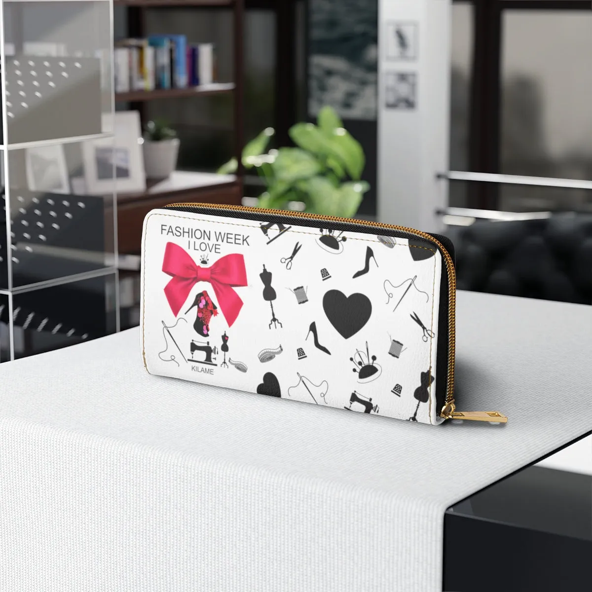 Zipper Wallet 'Fashion Week'